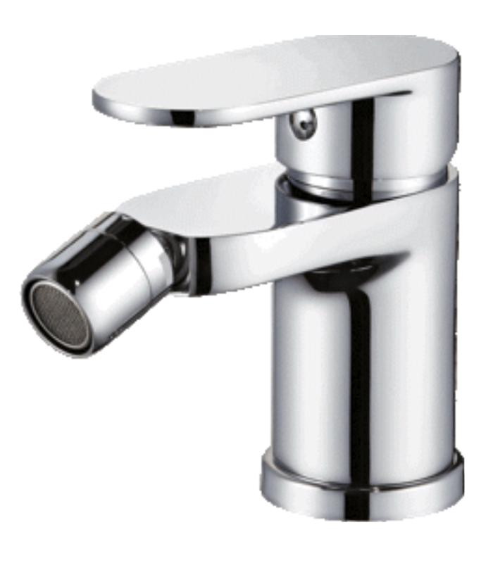 Grfería monomando para bidé acabado cromo modelo Paris, con cartucho cerámico de 35mm