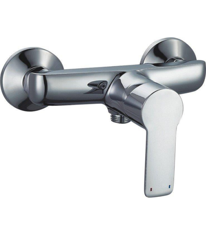 Kit de grifería monomando para  ducha Paris, incluye flexo  de metal reforzado y soporte articulado