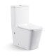 Inodoro PARIS Compacto de Dos Piezas  Diseño  Moderno. Mecanismo Economizador 3/6. Salida Dual. Asiento en ABS, Rimless.