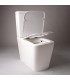Inodoro PARIS Compacto de Dos Piezas  Diseño  Moderno. Mecanismo Economizador 3/6. Salida Dual. Asiento en ABS, Rimless.
