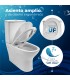 Pack Inodoro completo tapa UF y rimless con doble descarga