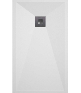 Plato de ducha Classic | Textura lisa | carga mineral válvula incluida