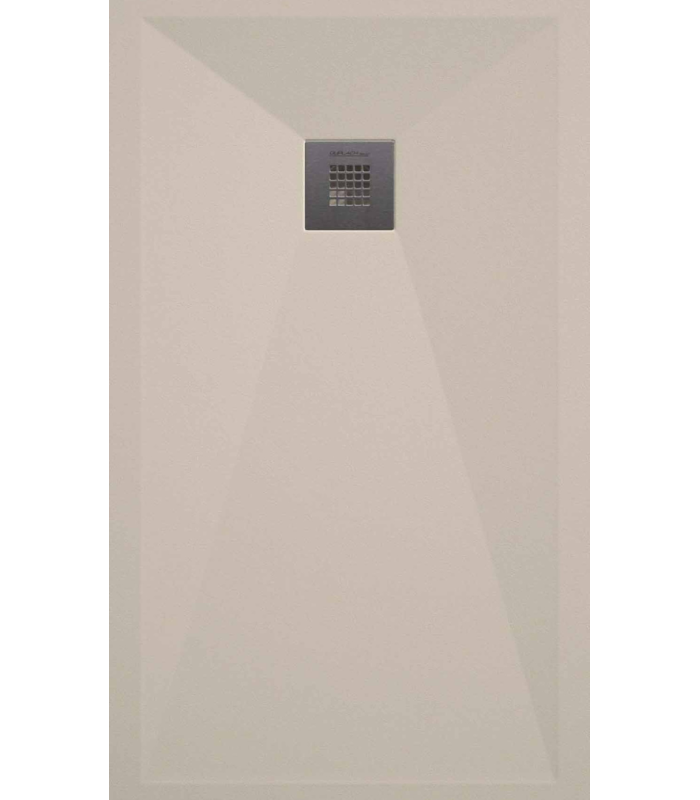 Plato de ducha Classic | Textura lisa | carga mineral válvula incluida