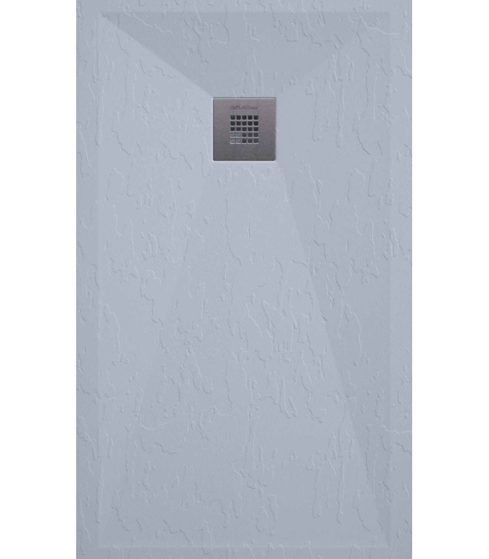 Plato de ducha Classic | Textura pizarra | carga mineral válvula incluida