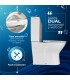 Pack Inodoro completo tapa UF y rimless con doble descarga