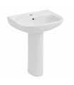 Lavabo con Pedestal de porcelana blanca