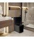Inodoro PARIS BLACK Compacto. Mecanismo ECO 3/6. Salida Dual.Asiento en UF. Sistema Rimless.